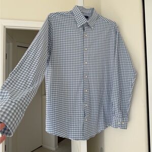 Peter Millar Crown Crafted Light Blue Shirt Men's Large
